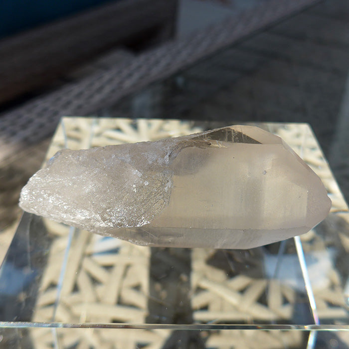 Diamond Pane Twin Window Lemurian Wand