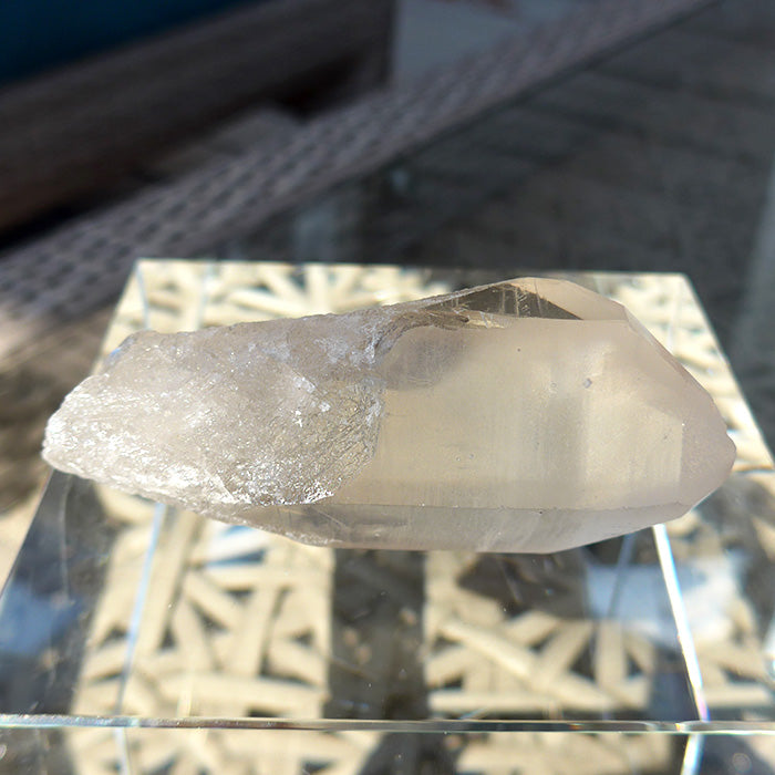 Diamond Pane Twin Window Lemurian Wand