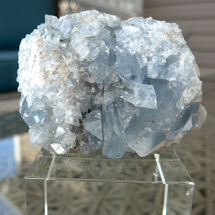 Druzy Celestite Multipoint Specimen