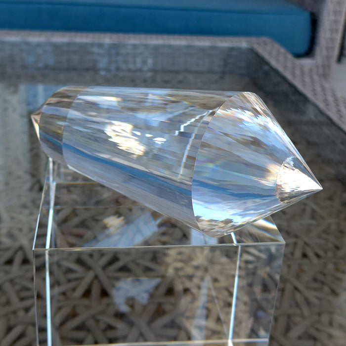 Giant Fat 72 Sided Himalayan Quartz Kabbalistic Vogel Wand by David Zhuang