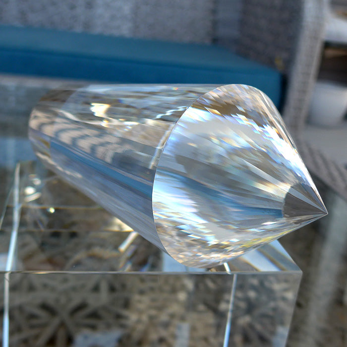 Giant Fat 72 Sided Himalayan Quartz Kabbalistic Vogel Wand by David Zhuang