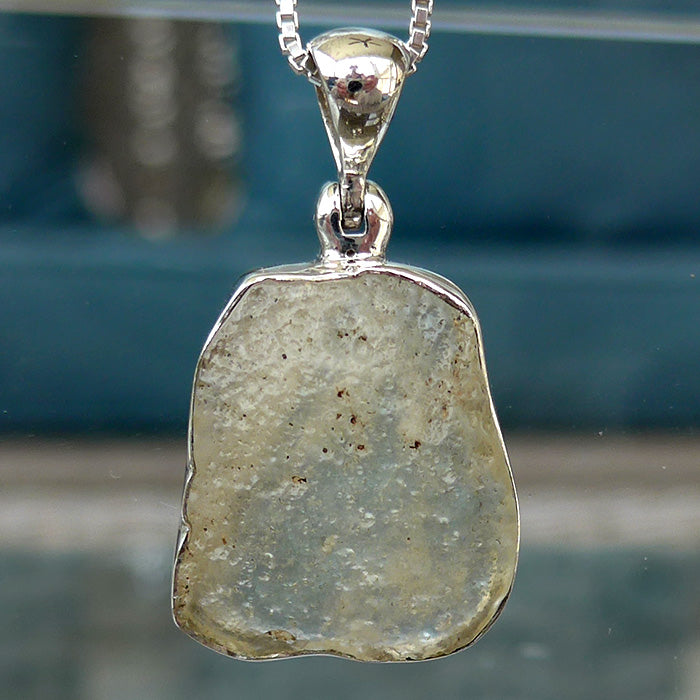 Libyan Desert Glass Trapezoidal Pendant