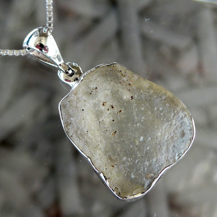 Libyan Desert Glass Trapezoidal Pendant