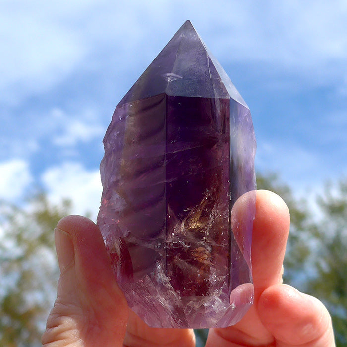 Semi Polished Bolivian Rainbow Ametrine Altar