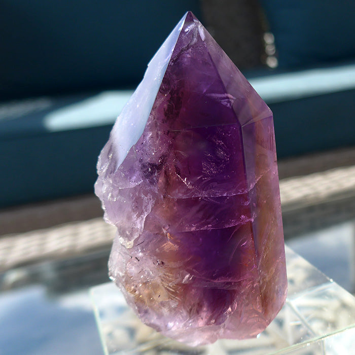 Semi Polished Bolivian Rainbow Ametrine Altar
