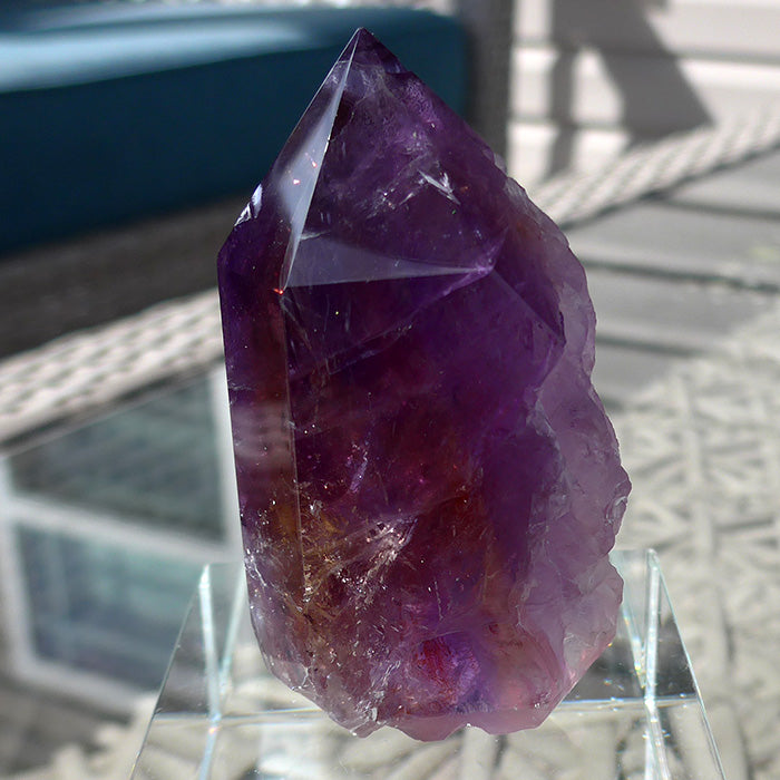 Semi Polished Bolivian Rainbow Ametrine Altar