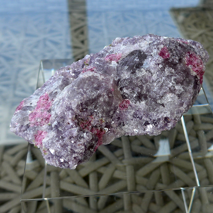Large Pink Tourmaline in Lepidolite Matrix Specimen