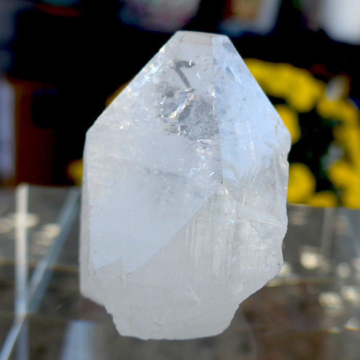 Large Mirrored Apophyllite Pyramid Point