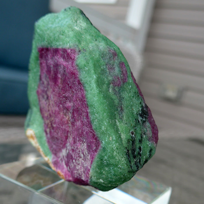 Large Stunning Ruby in Zoisite Standing Altar