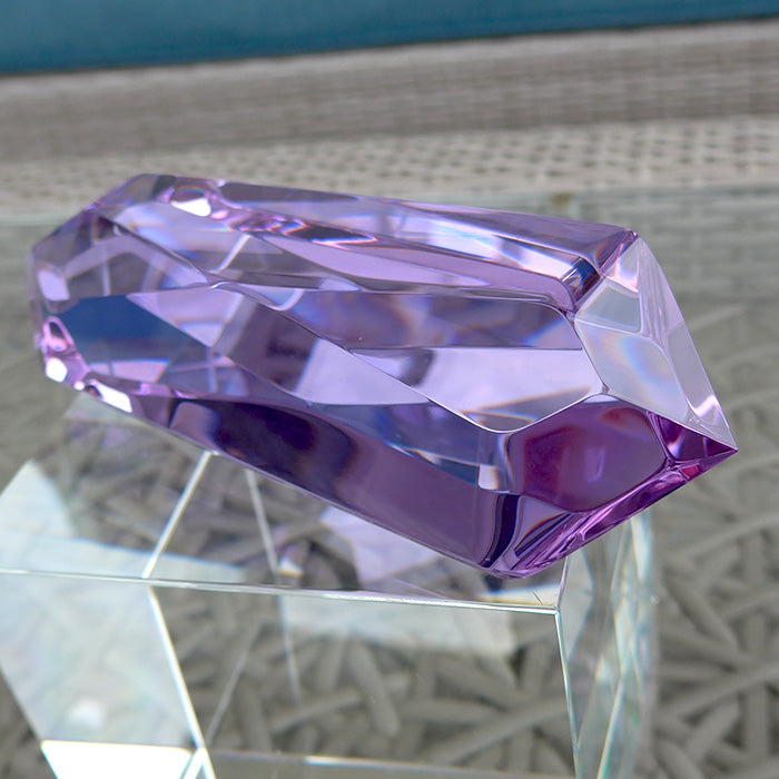 Luminous Trichroic Lavender Quartz Infinite Energy Wand by Kings Amao