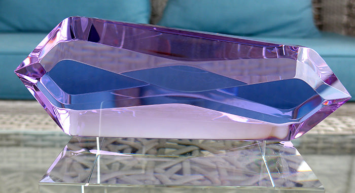 Luminous Trichroic Lavender Quartz Infinite Energy Wand by Kings Amao