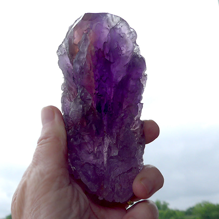 Magnificent Rainbow Ametrine Twin Wand