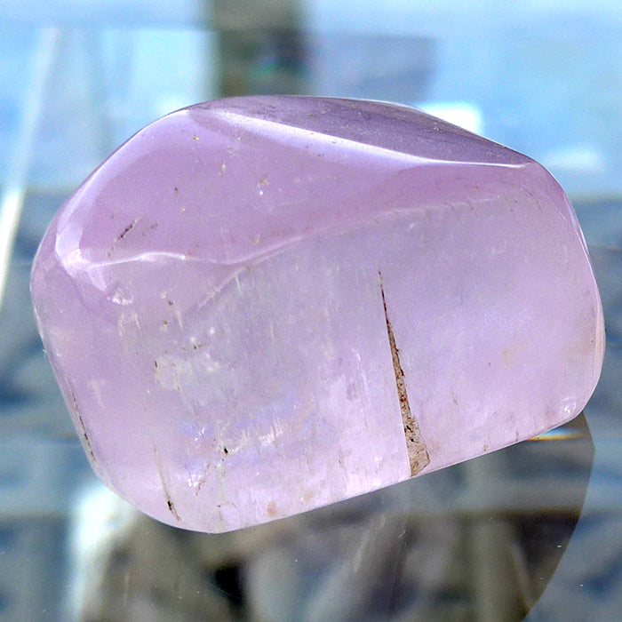 Moonlit Rainbow Glow Polished Pink Violet Kunzite