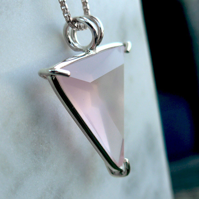 Rose Quartz Angelic Star Pendant