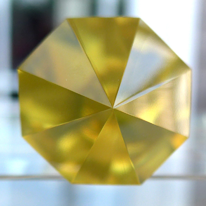 Luminous Octagonal Himalayan Citrine Vogel Wand