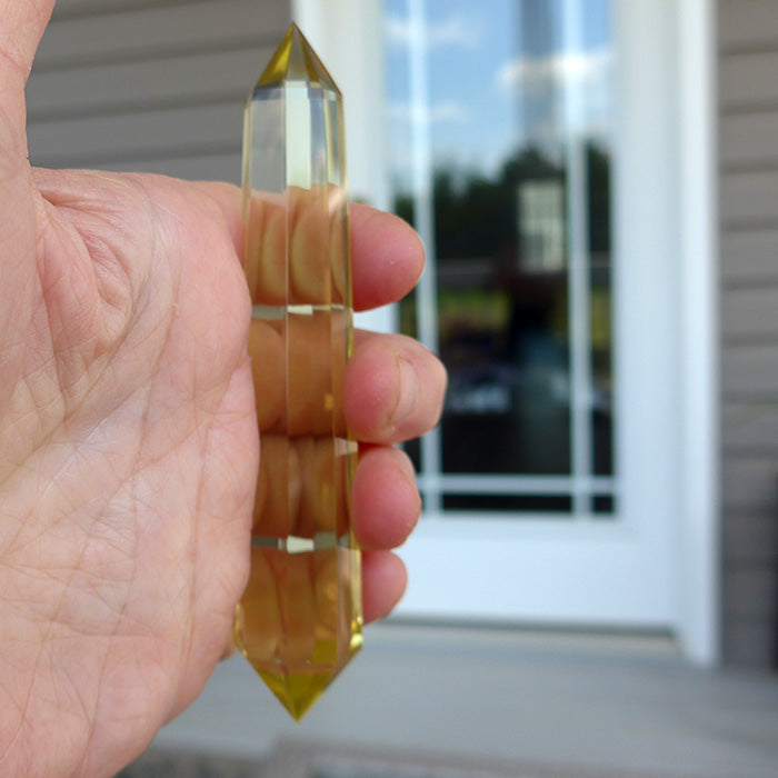 Luminous Octagonal Himalayan Citrine Vogel Wand