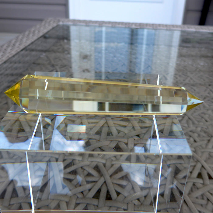 Luminous Octagonal Himalayan Citrine Vogel Wand