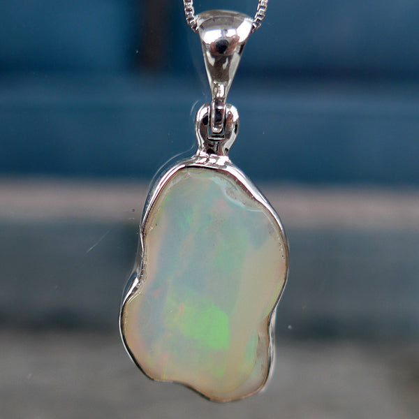 Freeform Ethiopian Opal Pendant