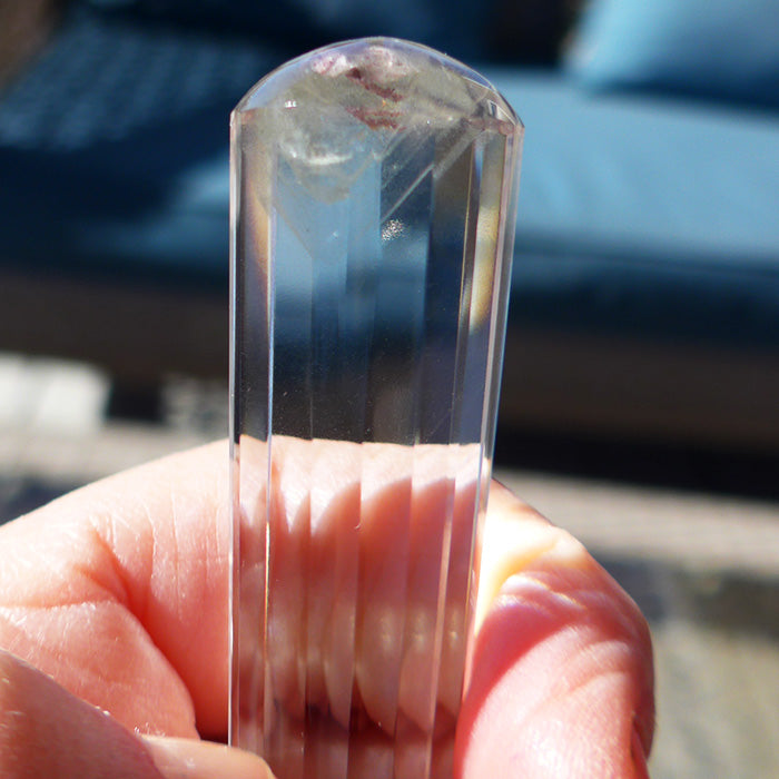 18 Facet Phantom Himalayan Quartz Pranic Healing Wand by David Zhuang