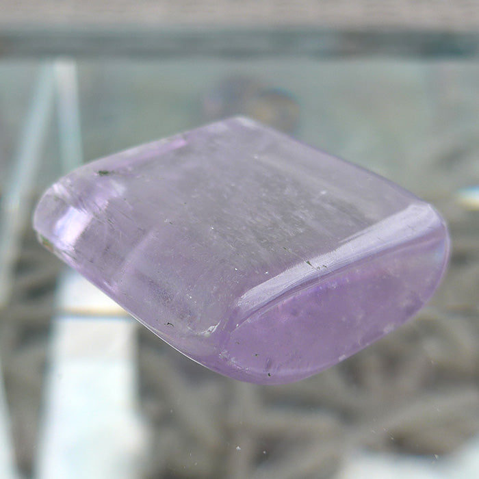 Pink Violet Polished Kunzite Lozenge