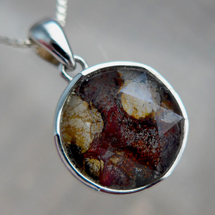 Petite Polka Dot Pallasite Star of David Pendant