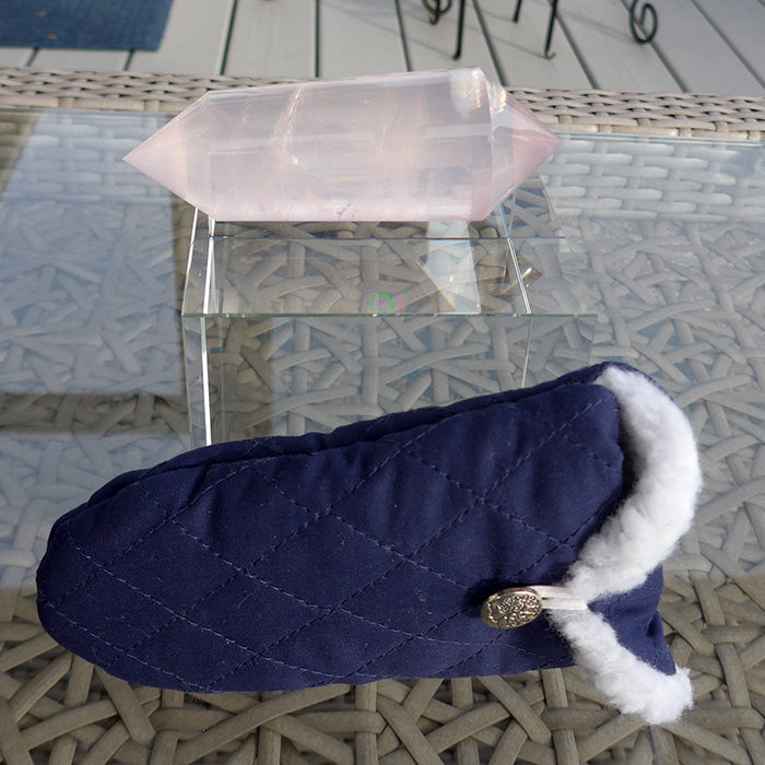 Luminous 48 Facet Rose Quartz Vogel Wand by David Zhuang