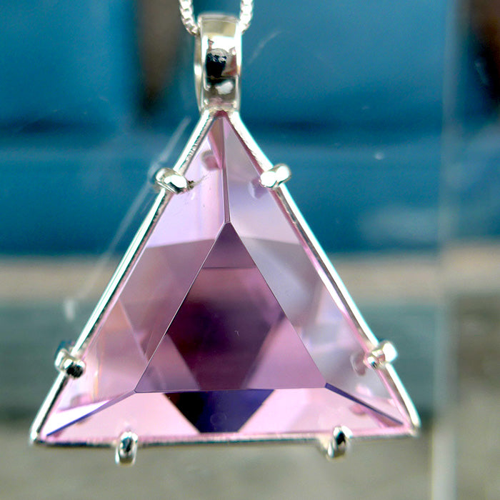 King Size Ruby Rose Star of David Pendant by Kings Amao