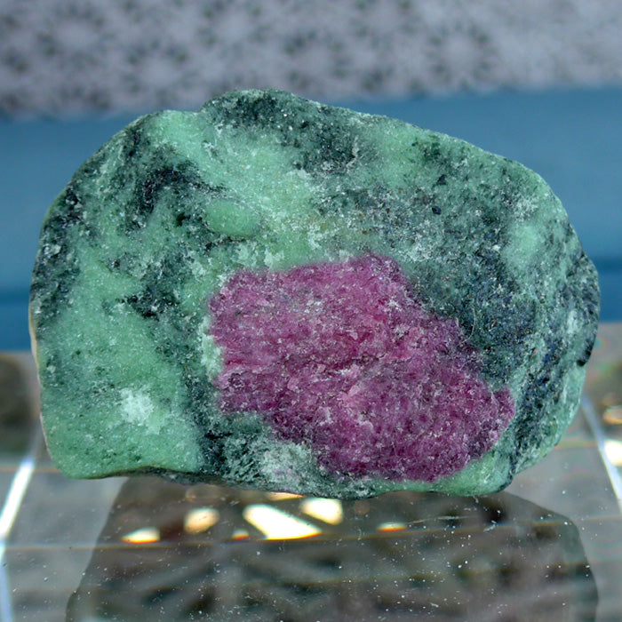 Glittering Ruby in Zoisite with Striations