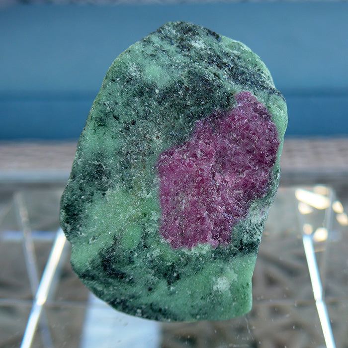 Glittering Ruby in Zoisite with Striations