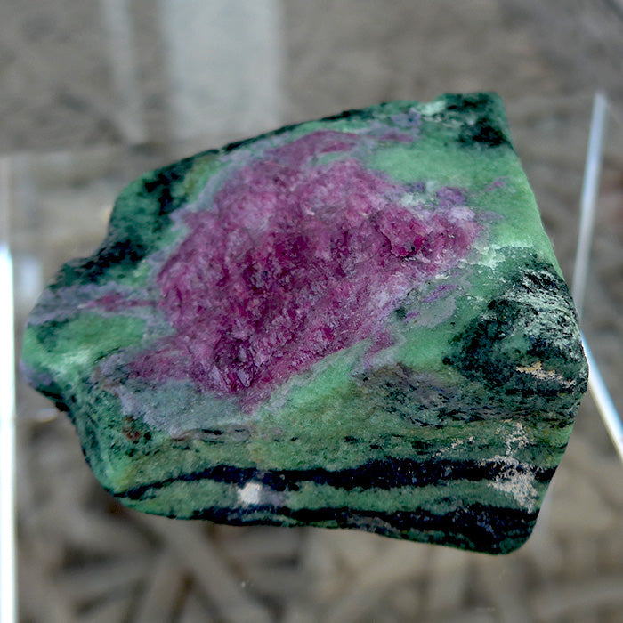 Ruby in Zoisite Standing Altar