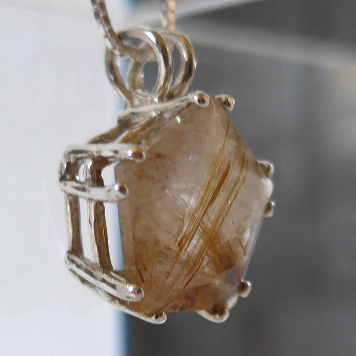 Golden Rutilated Quartz Star of Venus