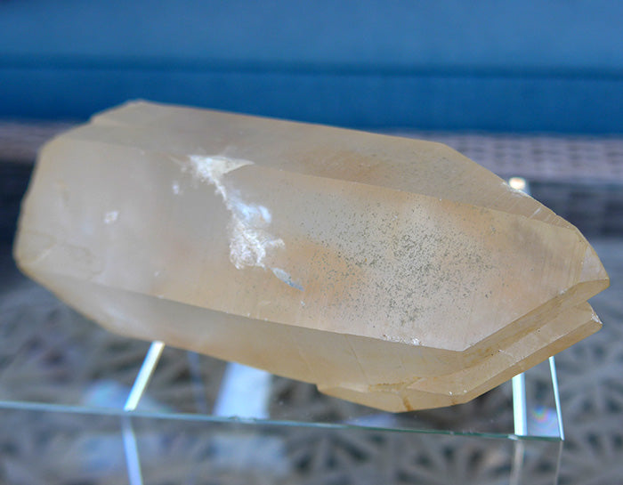Self Healed Twin Golden Lemurian Window Wand