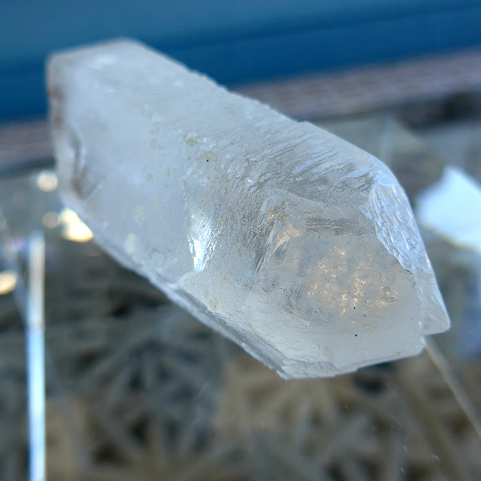 Self Healed Twin Trigonal King Lemurian Point