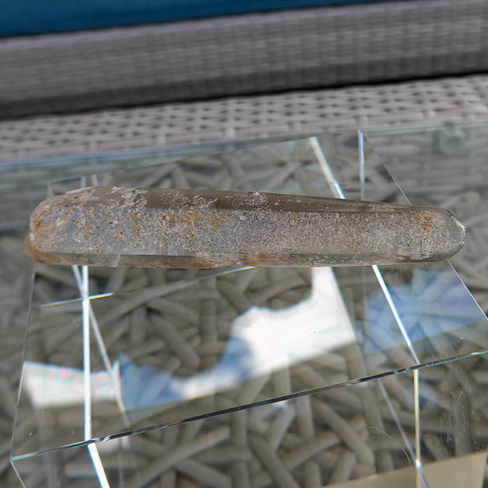 Shadow Lemurian Wand with Anatase and Temple Markings