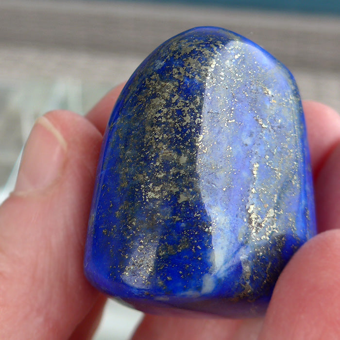 Smooth Lapis Lazuli Meditation Stone