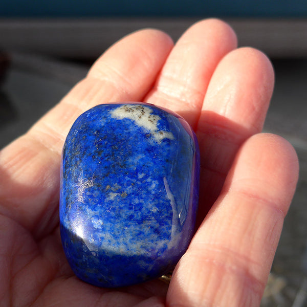 Smooth Polished Lapis Medicine Stone