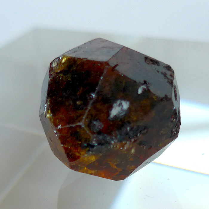 Glowing Spessartine Garnet Gemstone