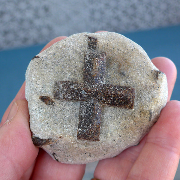 Huge St. George Staurolite Cross