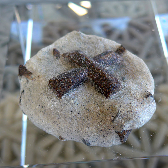 Huge St. George Staurolite Cross