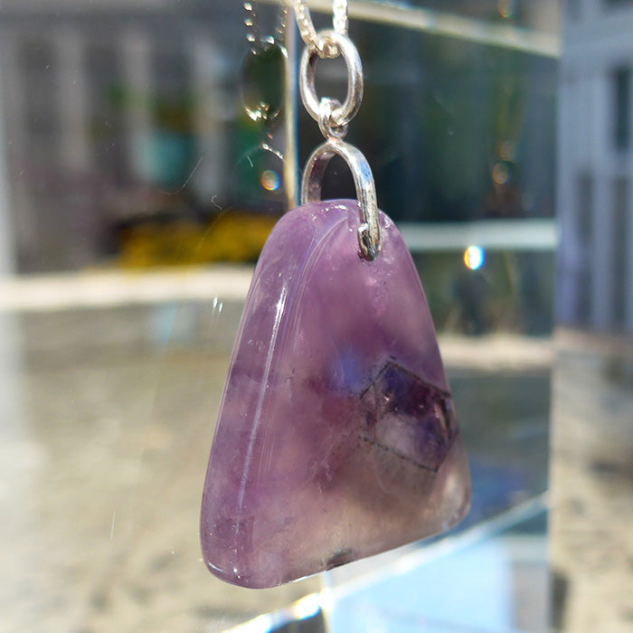 Sweet Auralite Violet Flame Pendant