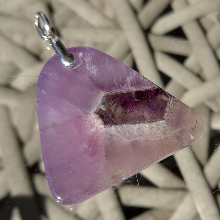 Sweet Auralite Violet Flame Pendant