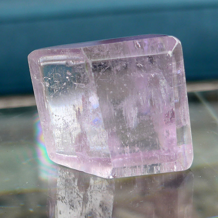 Pink Violet Polished Kunzite Trapezoid