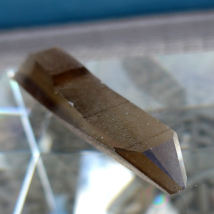 Unpolished Shadow Lemurian with Diamond Window Panes