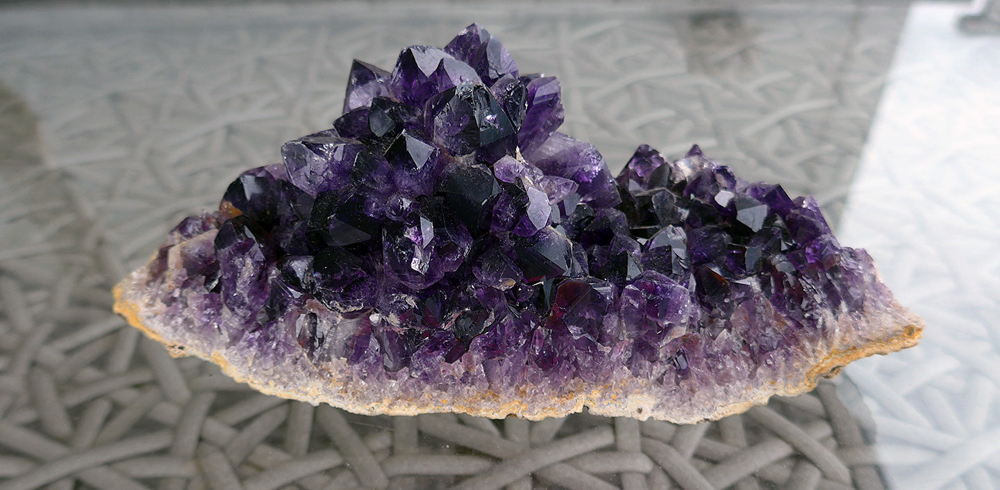 Flowering Grape Jam Uruguayan Amethyst Geode Slice