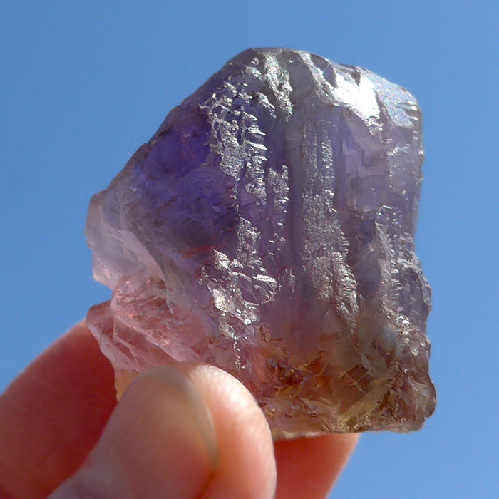 Luminous Rainbow Ametrine Nugget