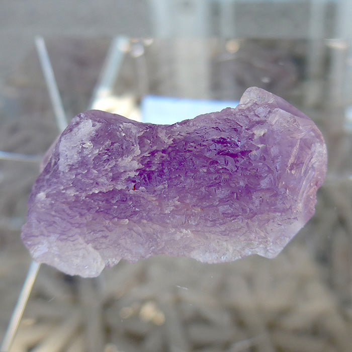 Compact Violet Flame Ametrine Point