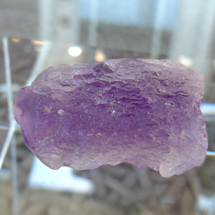 Compact Violet Flame Ametrine Point