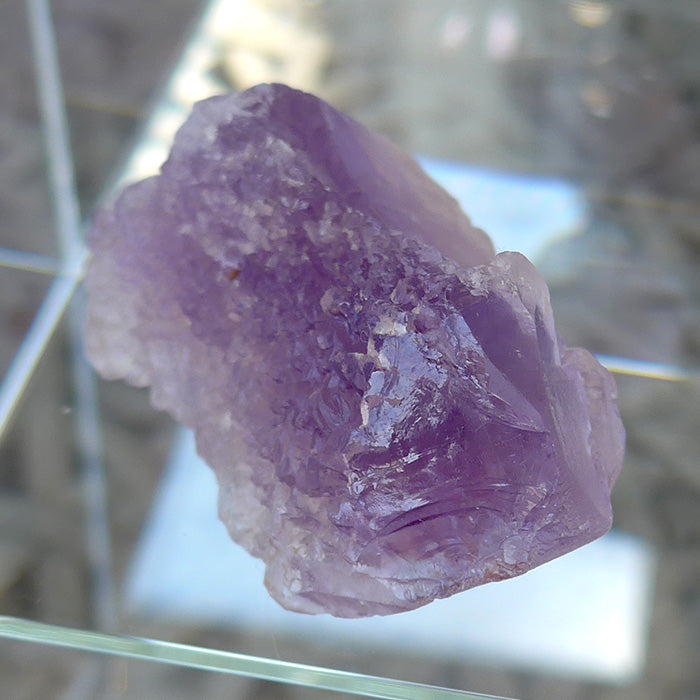 Compact Violet Flame Ametrine Point