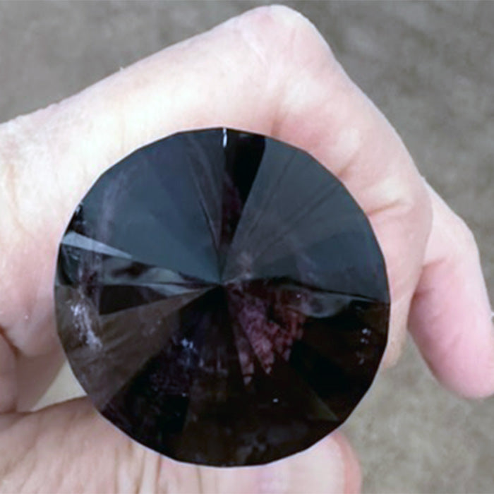 Long Slender 24 Facet Bolivian Ametrine Vogel Wand by David Zhuang