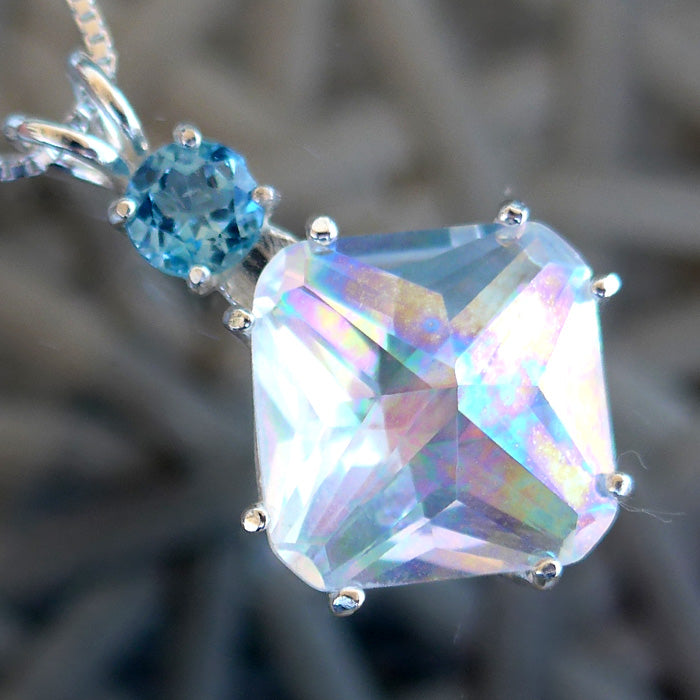 Angel Aura Magician Stone with Blue Topaz Crown